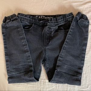 East Pointe distressed denim joggers